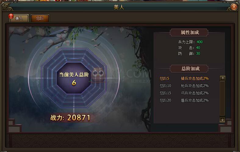 三國群雄傳美人系統