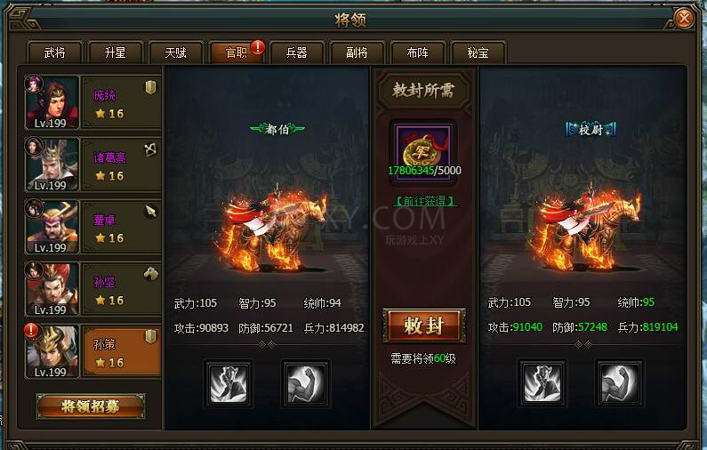 三國群雄傳官職表