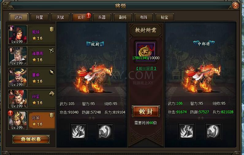 三國群雄傳官職表