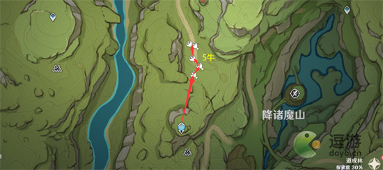 《原神》須彌地圖獸肉速刷路線圖 《原神》須彌獸肉怎么速刷