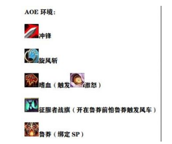 魔獸世界狂暴戰(zhàn)輸出手法推薦