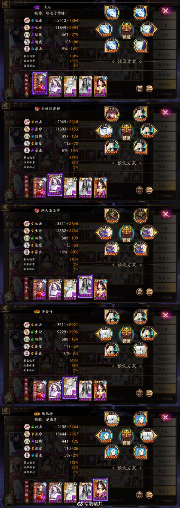 《陰陽師》尋世香行超鬼王Day7一波流陣容推薦