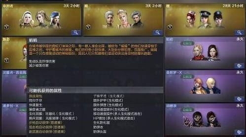 cf娟娟角色屬性介紹